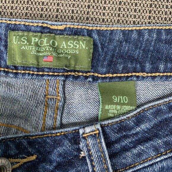 U.S. Polo Assn. Womens Bootcut Jeans Size 9/10 Blue Denim Authentic Quality - Picture 3 of 9